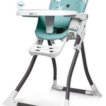 Modern gyermek etetőszék - menta kép
