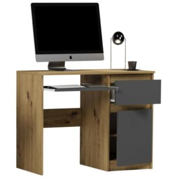 Modern íróasztal, irodai íróasztal MODERN N-33 - különböző színváltozatokban artisan mix antracit kép