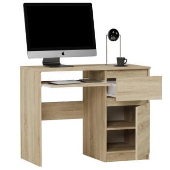 Modern íróasztal, irodai íróasztal MODERN N-33 - különböző színváltozatokban sonoma kép