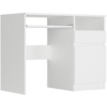 Modern íróasztal szekrénnyel 90x50 cm - különböző színváltozatokban fehér kép