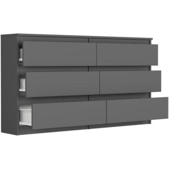 Modern komód R-140 - különböző színváltozatokban antracit kép