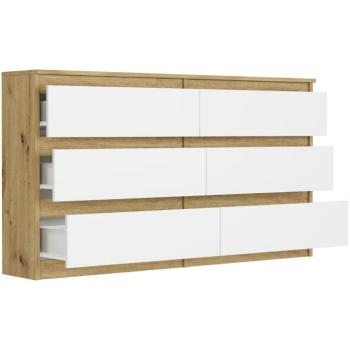 Modern komód R-140 - különböző színváltozatokban artisan mix fehér kép