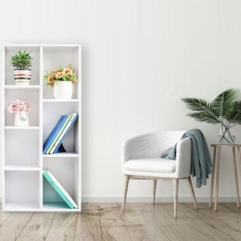 ModernHome Stílusos és masszív könyvespolc kép