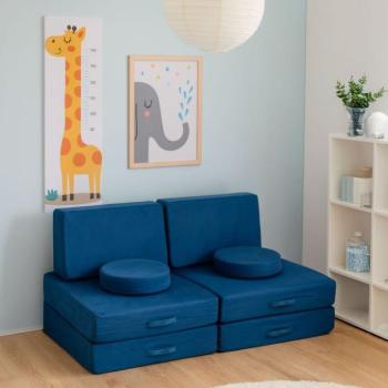 Moduláris gyermek kanapé - kék kép