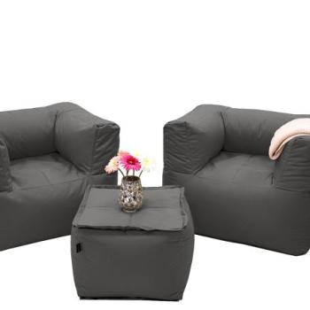 MODULTEX textil moduláris készlet 2 személyes (szürke-barna) kép