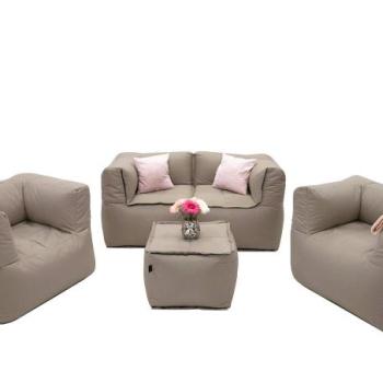 MODULTEX textil moduláris készlet 4 személyes (cappuccino) kép