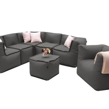 MODULTEX textil moduláris készlet 6 személyes (szürke-barna) kép