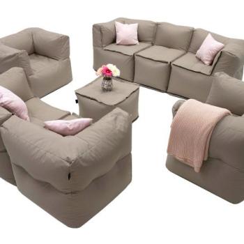 MODULTEX textil moduláris készlet 7 személyes (cappuccino) kép