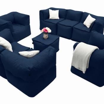 MODULTEX textil moduláris készlet 7 személyes (sötétkék) kép