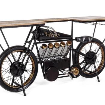MOTO replika bar konzolasztal 183cm kép