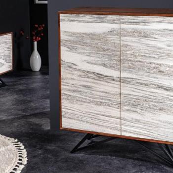 MOUNTAIN SOUL barna akácfa magasszekrény 120cm kép