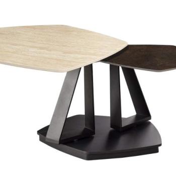 MOVEMENT barna kerámia dohányzóasztal kép