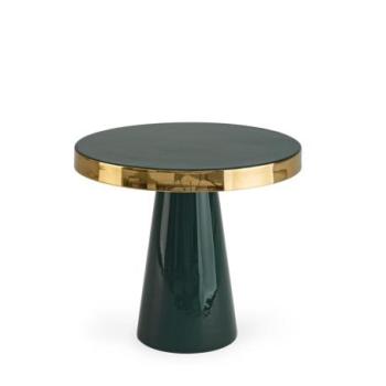 NANDIKA zöld acél lerakóasztal 41x41cm kép