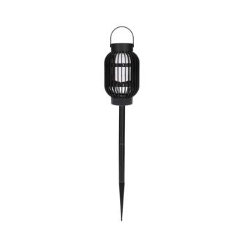 Napelemes kerti LED lámpa láng hatással – 12,8×12,8×67 cm kép