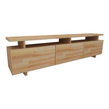 Natúr színű borovi fenyő TV-állvány 174x52 cm Natural – Kalune Design kép