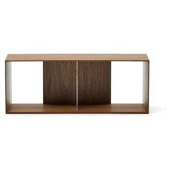 Natúr színű moduláris polcrendszer diófa dekorral 101x38 cm Litto – Kave Home kép