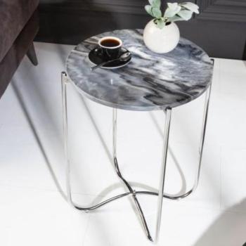 NOBLE III szürke márvány dohányzóasztal kép