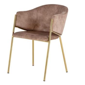 NOBLESSE bézs bársony szék kép