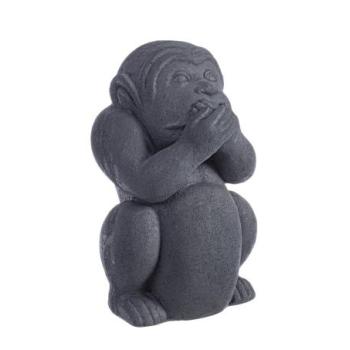 NOT TALK MONKEY szürke dekoráció kép