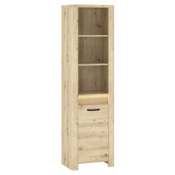 Nyitott polcállvány LED világítással, artisan tölgy, MIRO 1D kép