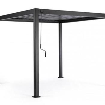 OCEAN antracit pergola 3x3 m kép