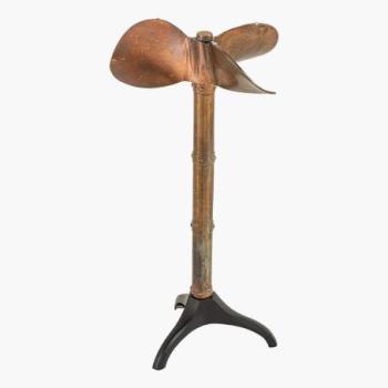 OCEAN réz üveg bárasztal állvány nélkül kép