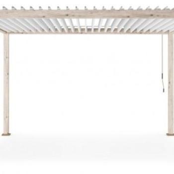 OCEAN rusztikus tölgy pergola 3x4 m kép