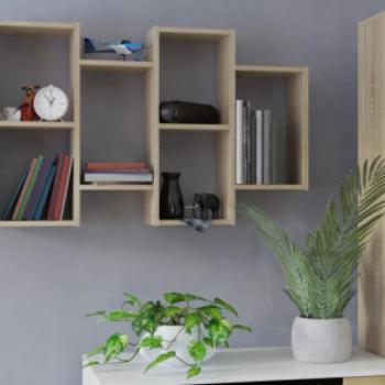 Odell Bilbao 7.0 fali polc, 129,5x65x20 cm, sonoma kép