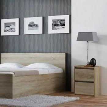 Odell K2 éjjeliszekrény, 40x55x43 cm, sonoma kép