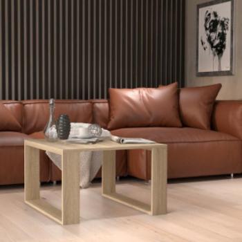 Odell Modern Mini dohányzóasztal, 67x40x67 cm, sonoma kép