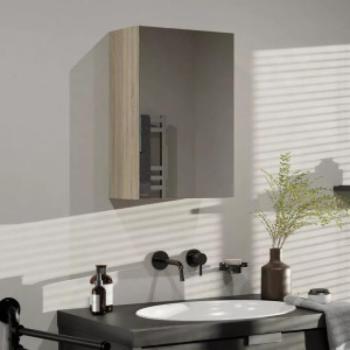 Odell Pola 2DL felső fürdőszoba szekrény, 60x60x22 cm, sonoma kép