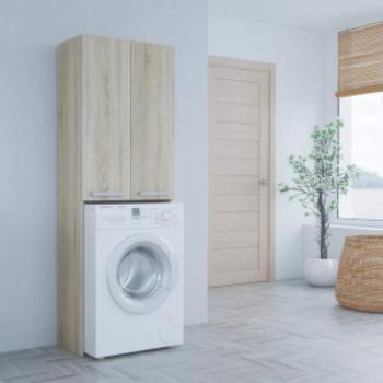 Odell Pola DD fürdőszoba szekrény, 64x180x30 cm, sonoma kép