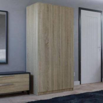 Odell SD-90 gardróbszekrény, 90x180x50 cm, sonoma kép