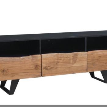 ORGANIC ARTWORK barna akácfa tv szekrény 140cm kép