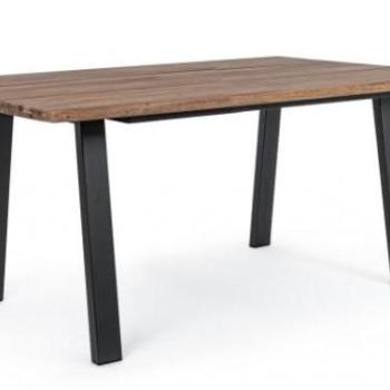 OSLO barna kerti étkezőasztal 160cm kép