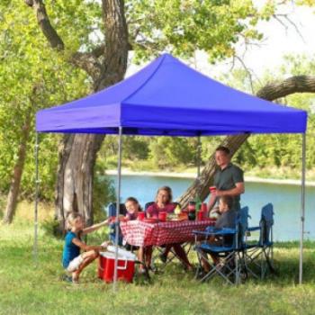 Összecsukható kerti pavilon 3*3 méteres sátor kék kép