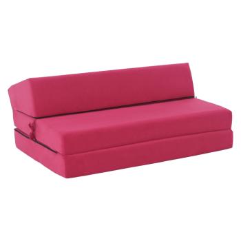 Összecsukható matrac/fotel, 2v1, rózsaszín magenta, VEDIS kép