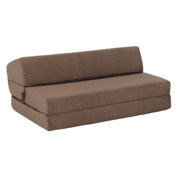 Összecsukható matrac/fotel, 2v1, világosbarna, VEDIS kép