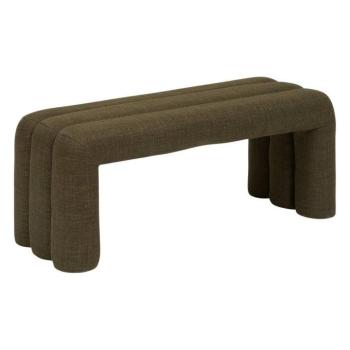 Pad, U alakú 102 cm, szövet, khaki zöld - UBULE kép