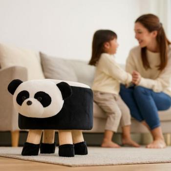 Panda formájú gyerek szék/ puff kép