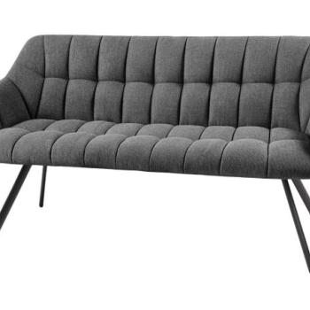 PAPILLON antracit szövött szövet ülőpad 165cm kép