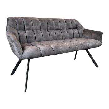 PAPILLON szürke bársony ülőpad 165cm kép