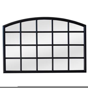 PARIS fekete fa falitükör 120cm kép