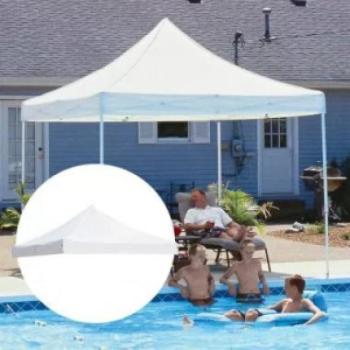 Pavilon ponyva, fehér 2,9x2,9m kép