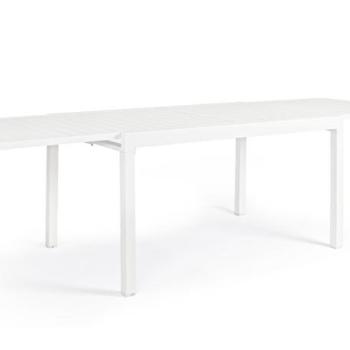 PELAGIUS fehér 10 személyes bővíthető étkezőasztal 135-270cm kép