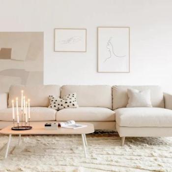 PETRA fehér moduláris sarokkanapé kép