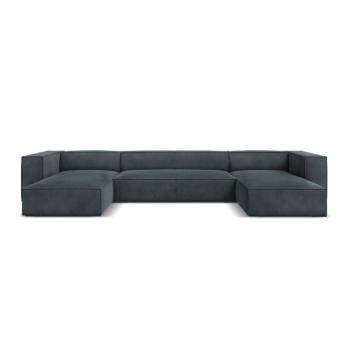 Petróleumkék-szürke sarokkanapé ("U" alakú) Madame – Windsor & Co Sofas kép