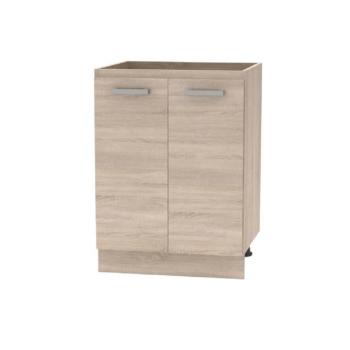 PLUS barna mdf alsó konyhaszekrény 60cm kép