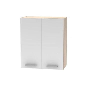 PLUS fehér mdf kétajtós felső konyhaszekrény 60cm kép