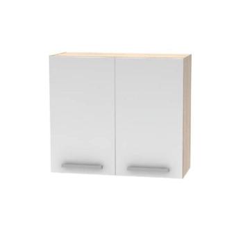 PLUS fehér mdf kétajtós felső konyhaszekrény kép